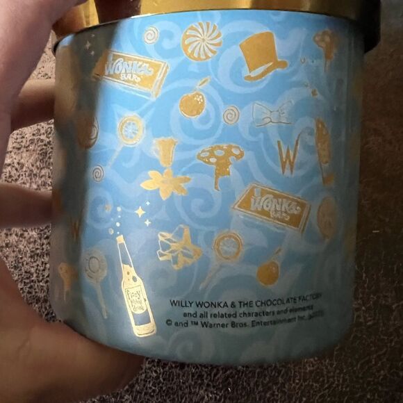 Goose Creek Willy Wonka Limited Edition 3 Wick Candle Butterscotch Ripple 14.5oz - Picture 5 of 7